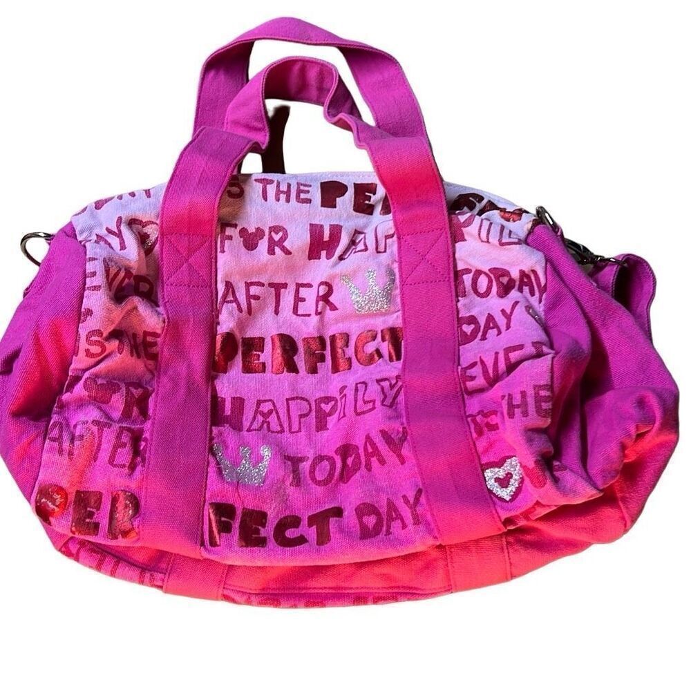 DisneyParks Women's pink Authentic Original Double Handle Zip Luggage Bag